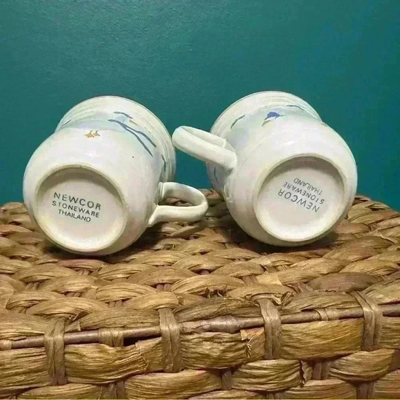 NEWCOR STONEWARE Country geese coffee/tea mugs - Picture 3 of 6